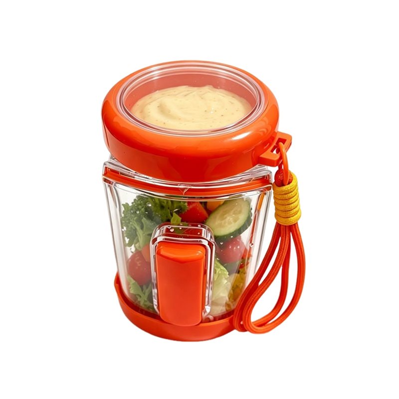 Meal Prep Jar Salad - ABGH-Salad Pod Portable Salad Jar With