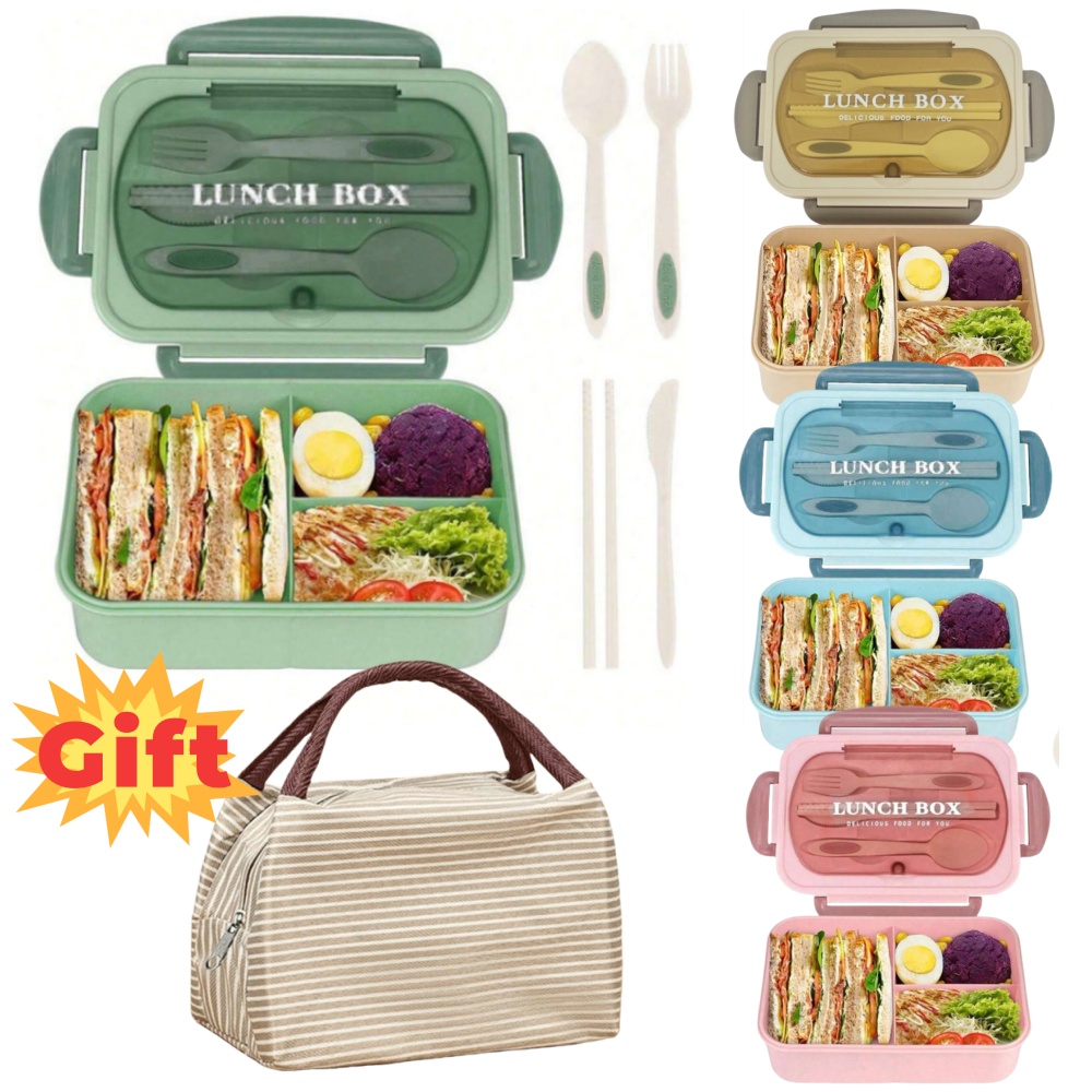 Meal Prep Fit - 40.58oz Lunch Box with Utensils &