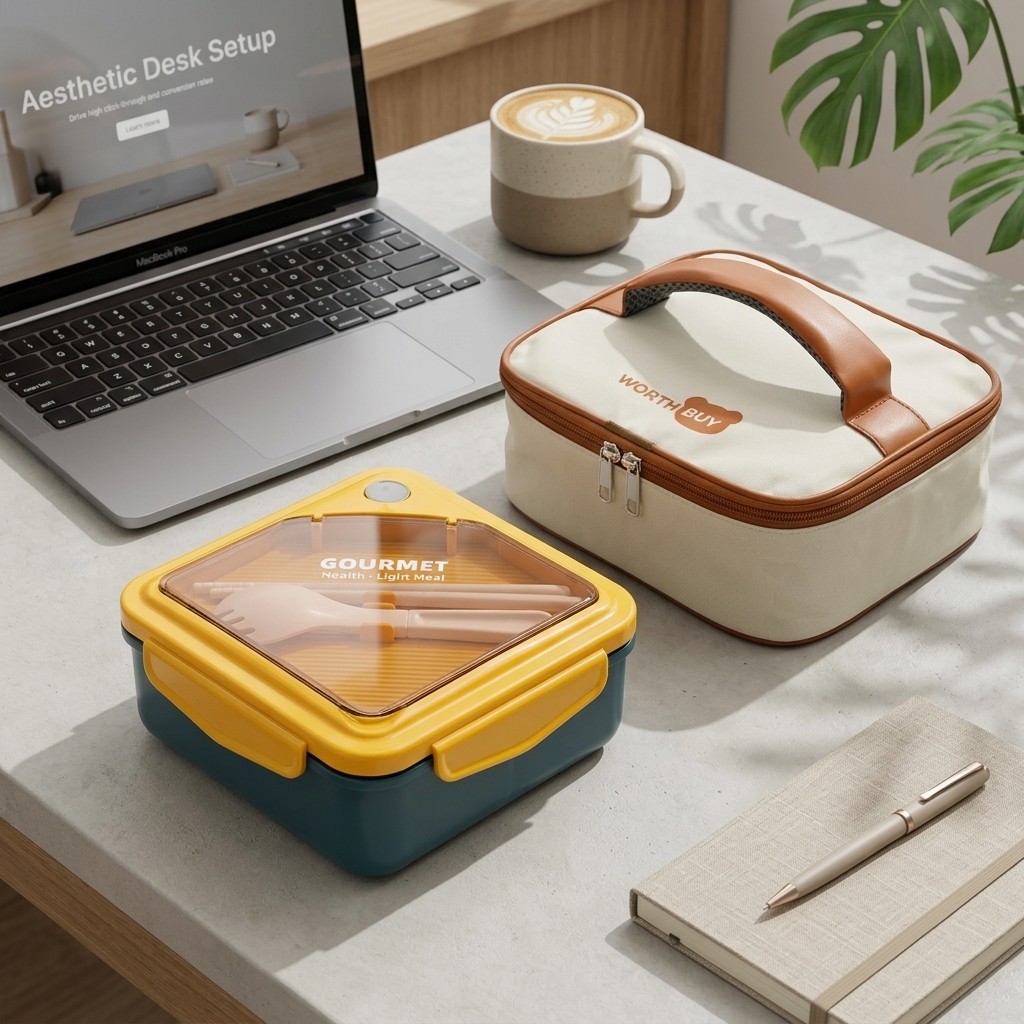 Microwavable Plastic Bento Box - Meal Prep Kinder recension och pris