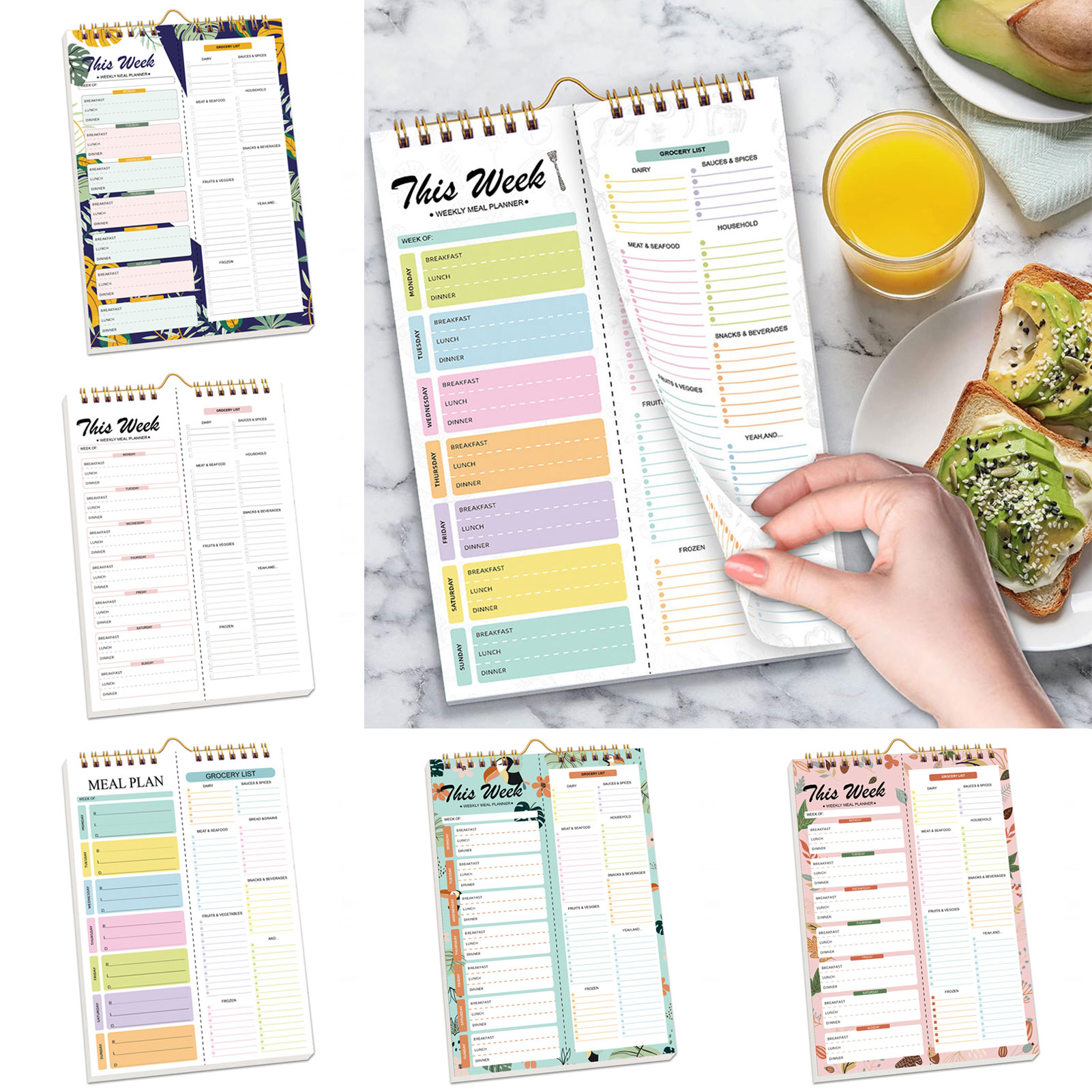 Breakfast Lunch Dinner Weekly  - Meal Plan Notepad recension och pris