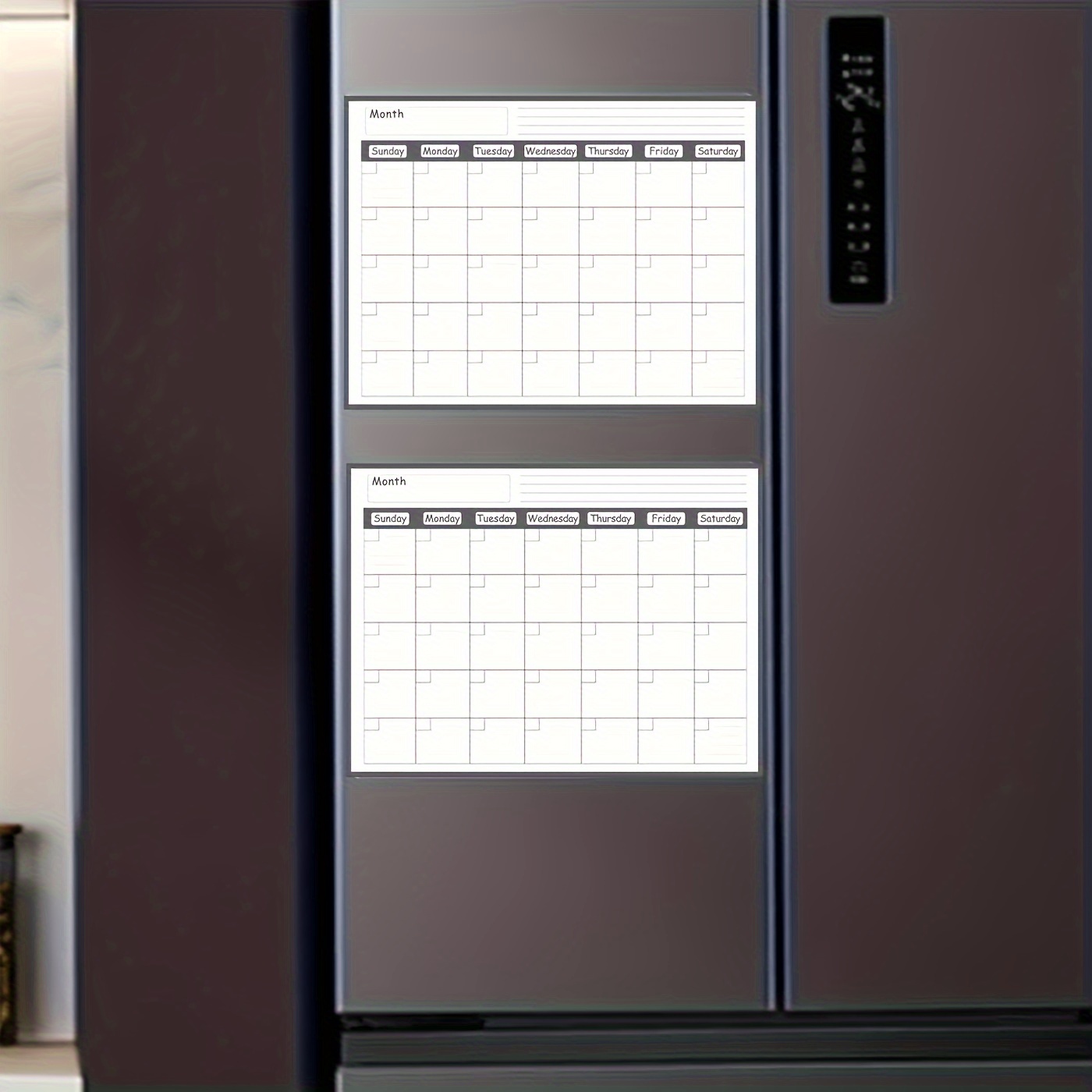 Magnetic refrigerator calendar - Meal Plan Notepad recension och pris