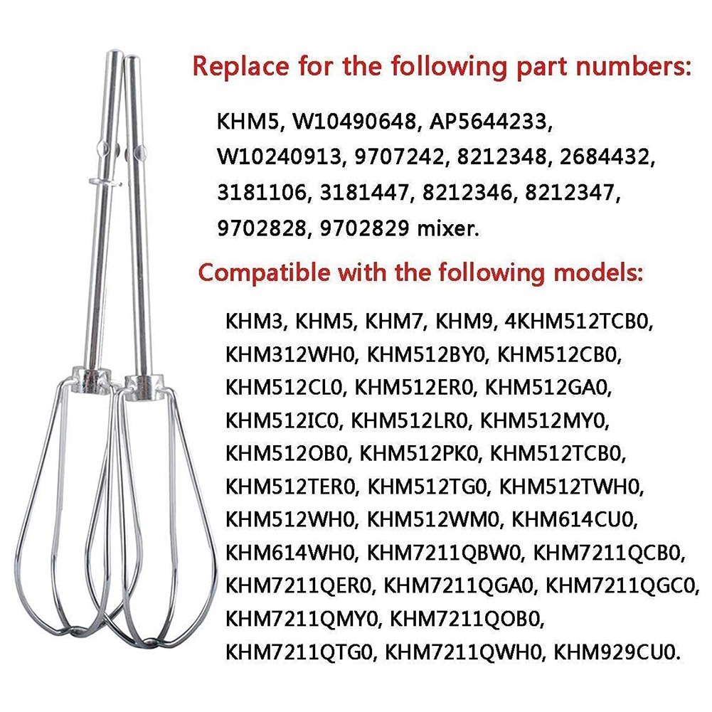 [B25B!】 W10490648 & KHMPW Beat - Kitchenaid Mixer Hand Mixer recension och pris