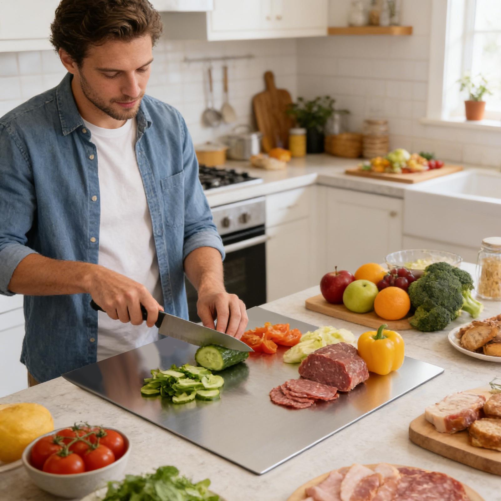Stainless Steel Cutting Board  - Meal Prep Usa recension och pris