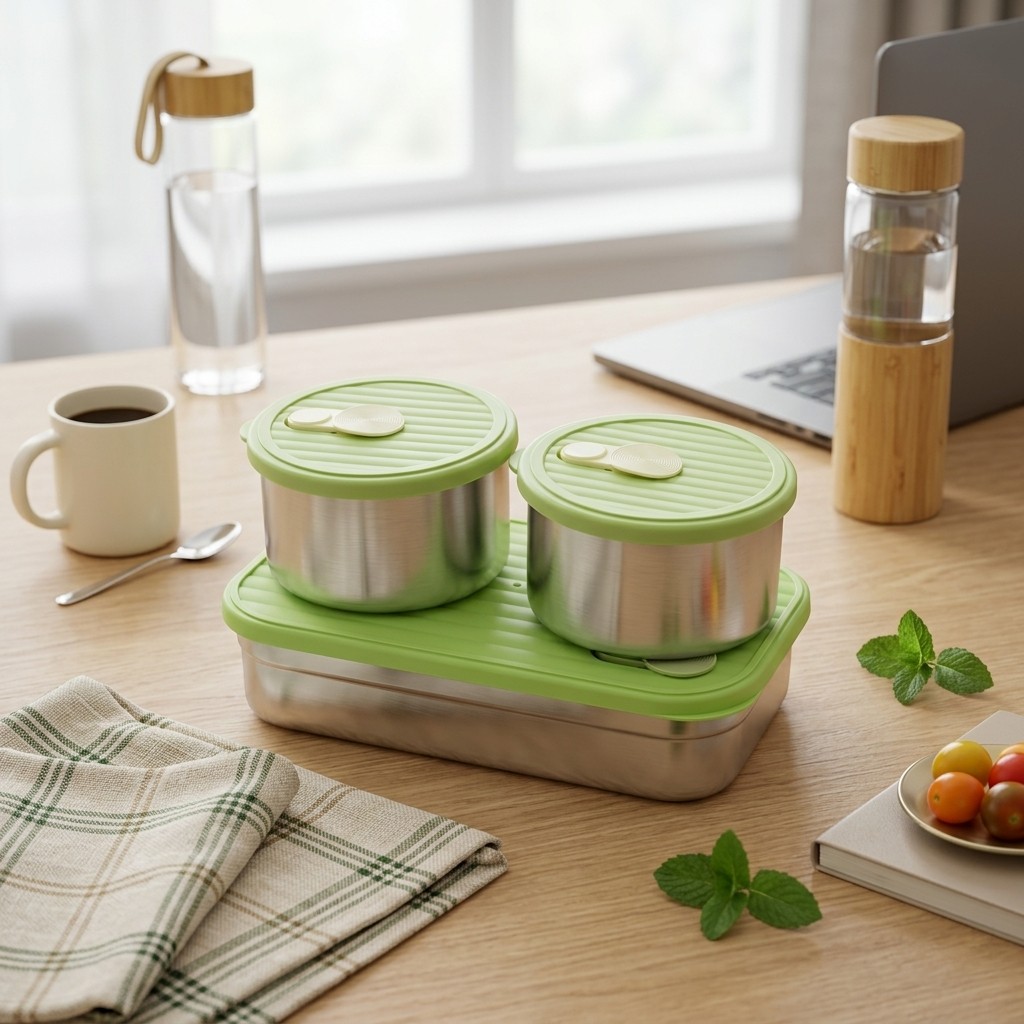 Microwave Safe 304 Stainless S - Meal Prep Kinder recension och pris