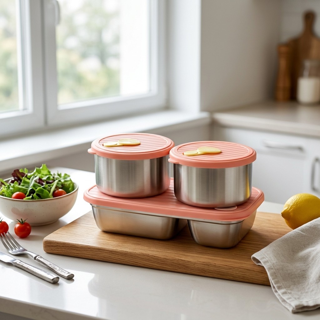 Microwave Safe 304 Stainless S - Meal Prep Kinder recension och pris