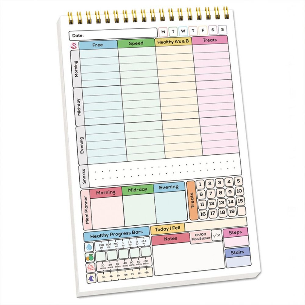 New A5 Daily Calorie Planner N - Meal Plan Notepad recension och pris