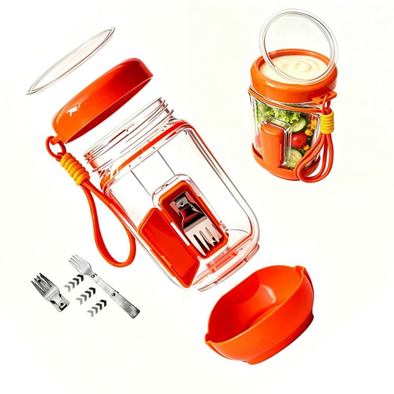 ABGH-Salad Pod Portable Salad  - Meal Prep Jar Salad recension och pris
