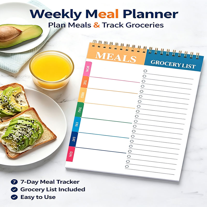 Weekly Meal Planner Notepad 5. - Meal Plan Notepad recension och pris