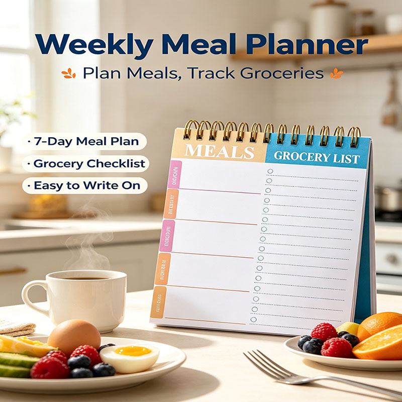 Weekly Meal Planner Notepad 5. - Meal Plan Notepad recension och pris