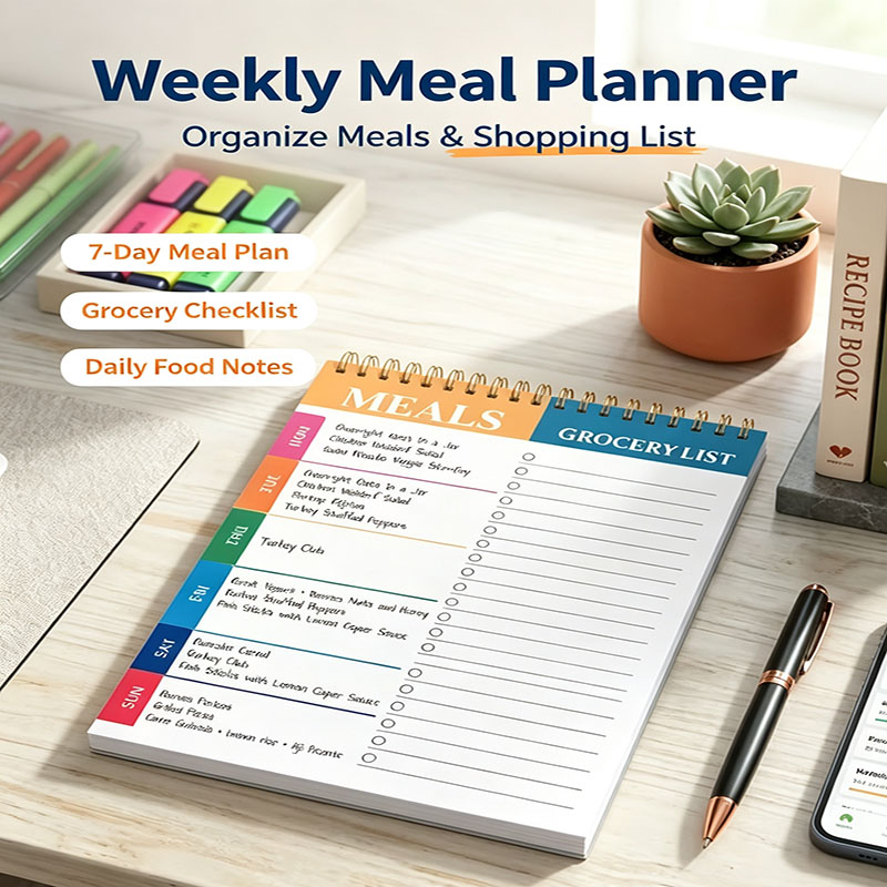 Weekly Meal Planner Notepad 5. - Meal Plan Notepad recension och pris