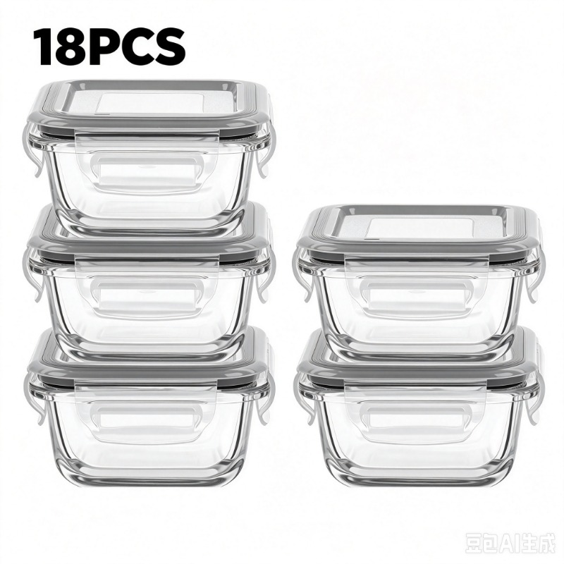 Glass Food Storage Containers  - Meal Prep Glass Containers Oven Safe recension och pris