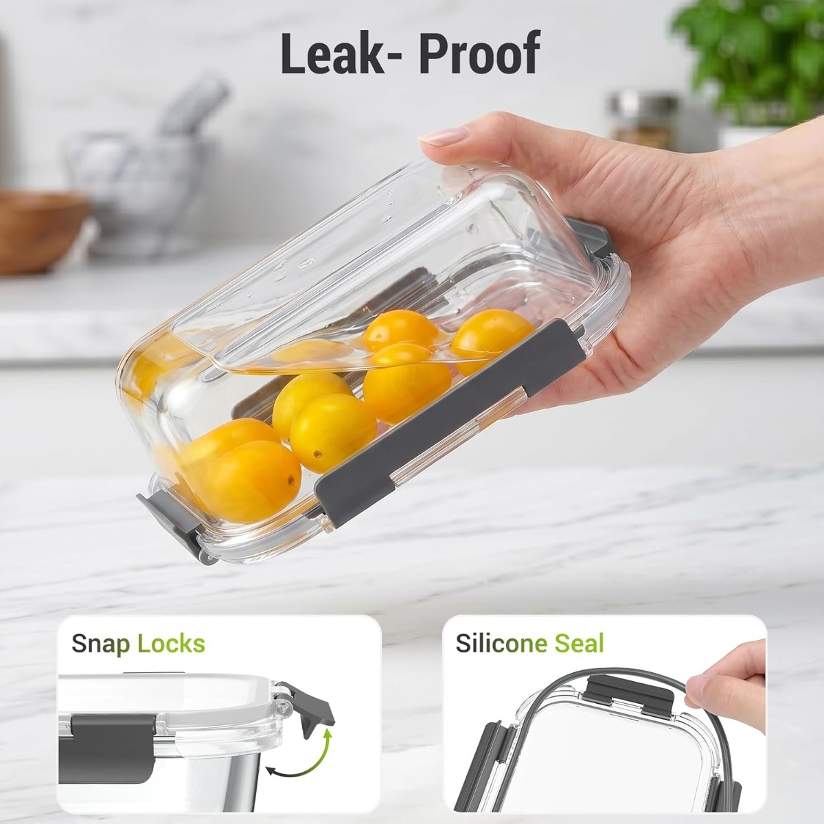 10 Sets Glass Food Storage Con - Meal Prep Glass Containers Oven Safe recension och pris