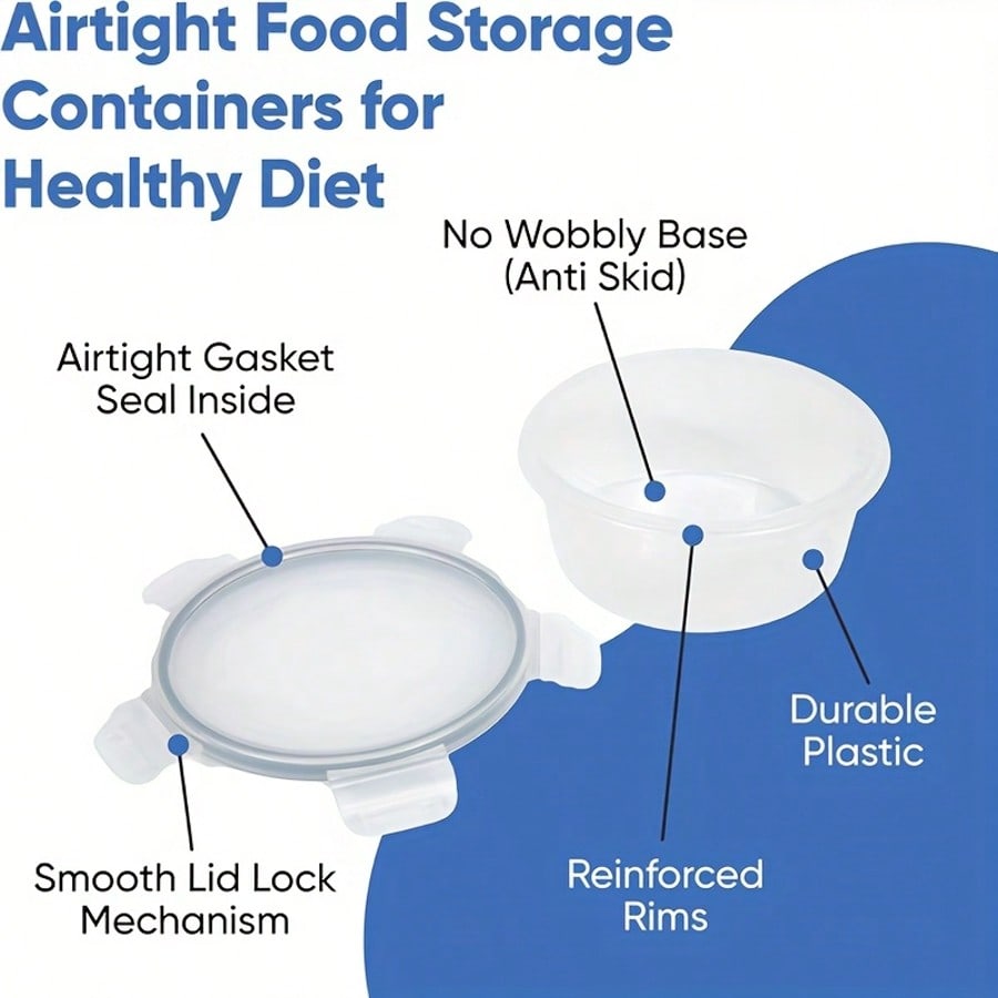 24‑Piece Meal Prep Food Contai - Meal Prep Containers recension och pris