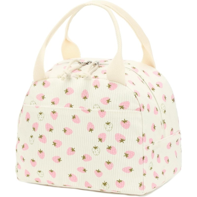 Cute Corduroy Lunch Bag for Wo - Meal Prep Fit recension och pris