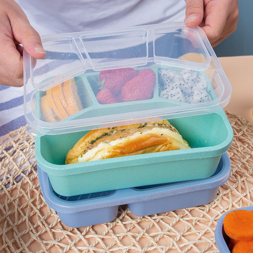 4 Compartments Kids Bento Box  - Meal Prep Kinder recension och pris