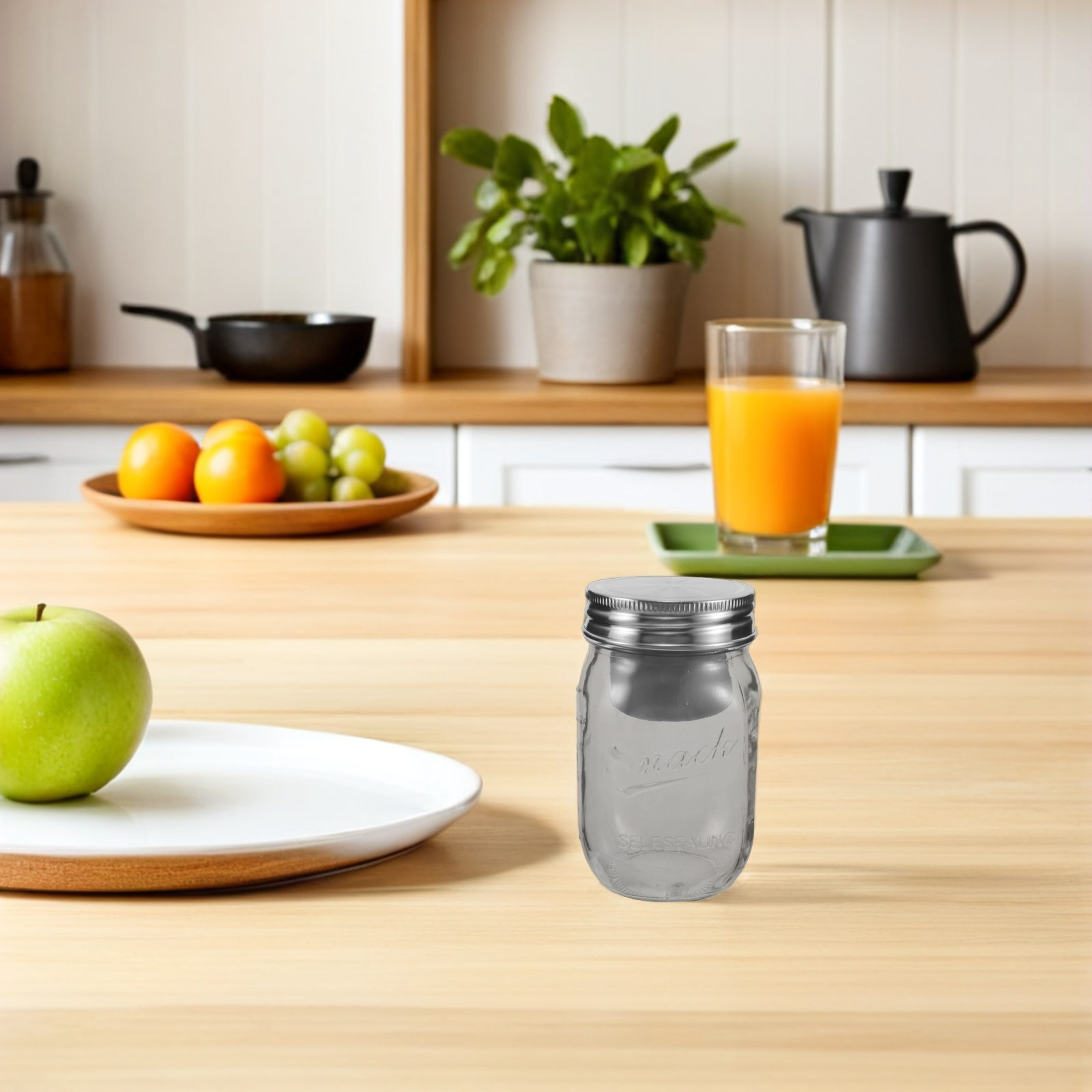 Glass Salad Jar Airtight Leak  - Meal Prep Containers recension och pris