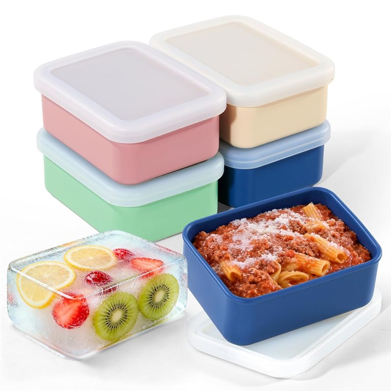 AB33-4-Pack Silicone Freezer M - Meal Prep Containers recension och pris