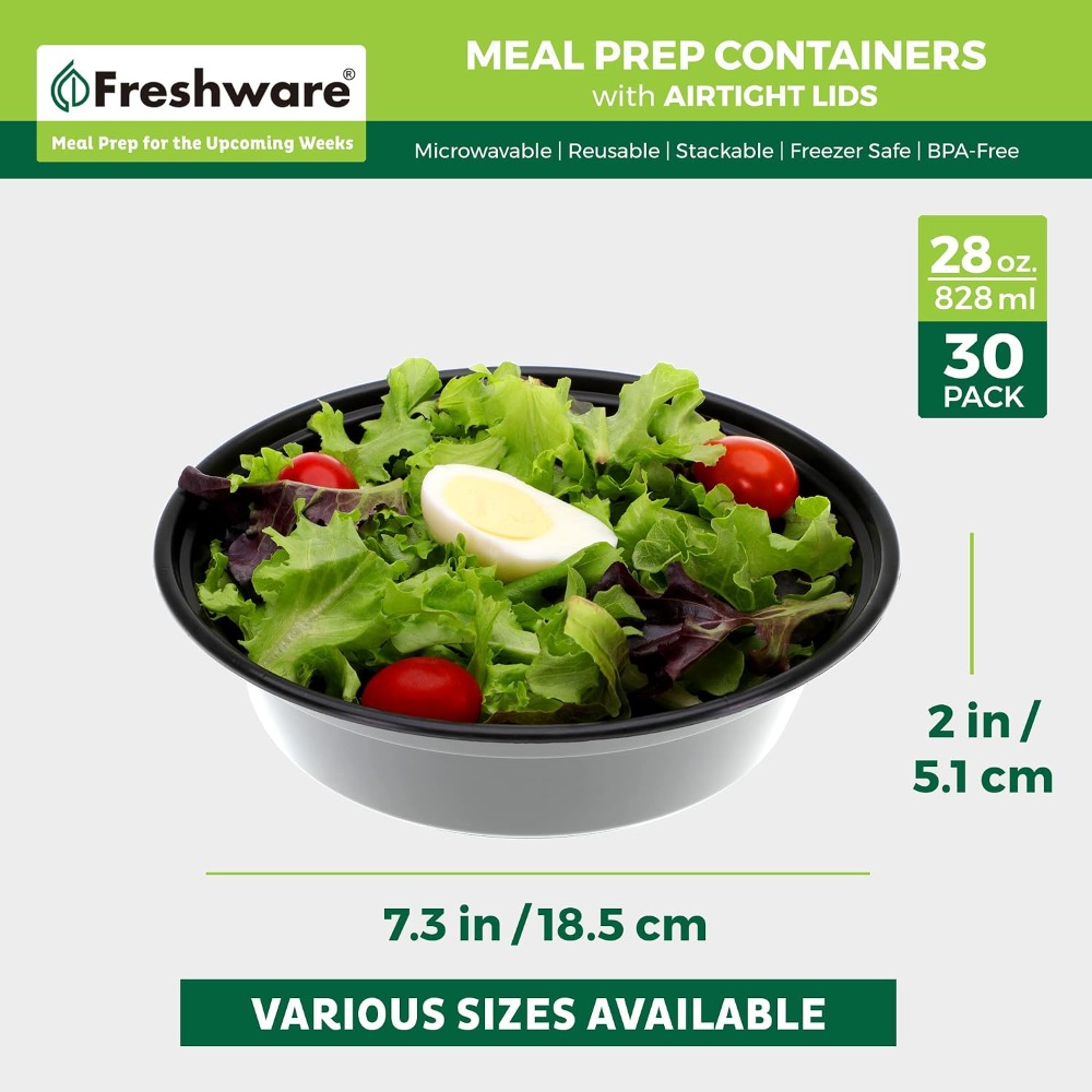 Meal Prep Containers with Lids - Meal Prep Containers recension och pris
