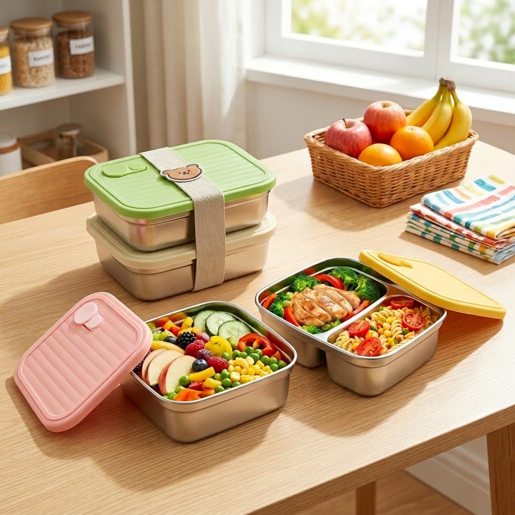 Microwavable 304 Stainless Ste - Meal Prep Kinder recension och pris