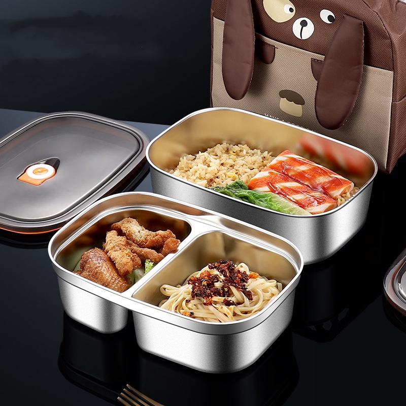 Stainless Steel Lunch Box for  - Meal Prep Kinder recension och pris