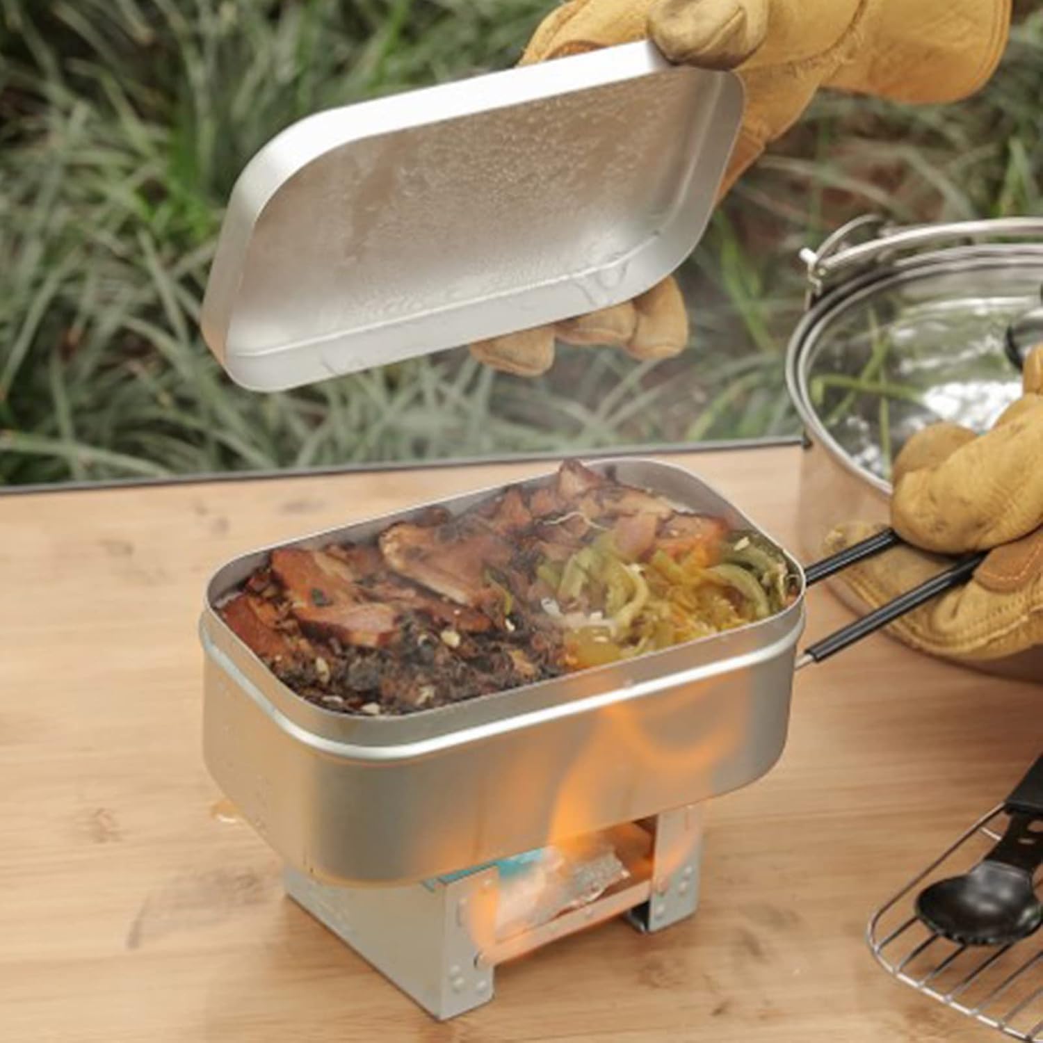 Foldable Bento Box Handle, Lun - Meal Prep Containers recension och pris