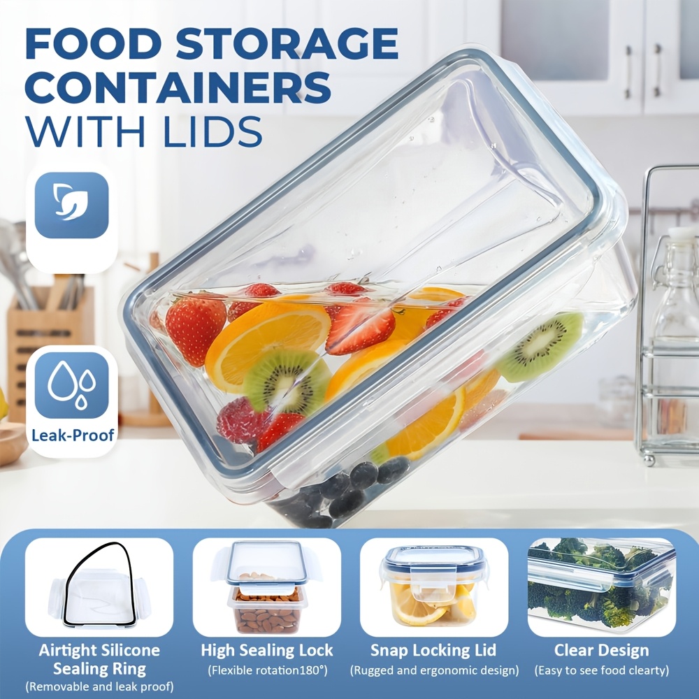 1PC Airtight Food Storage Cont - Meal Prep Containers recension och pris