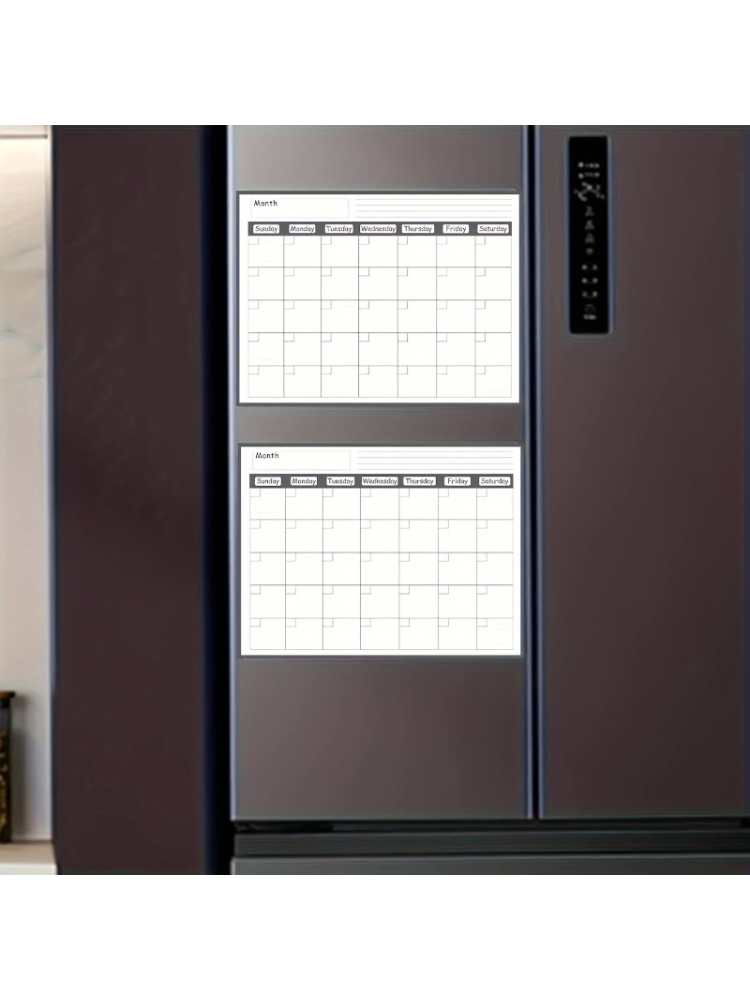 Magnetic refrigerator calendar - Meal Plan Notepad recension och pris